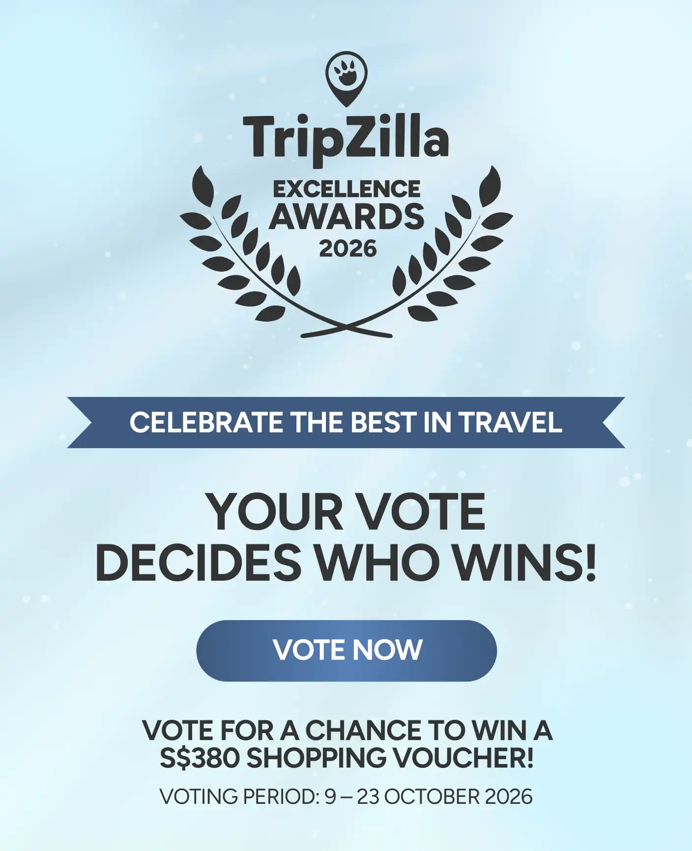TripZilla Excellence Awards 2026 - Vote Page