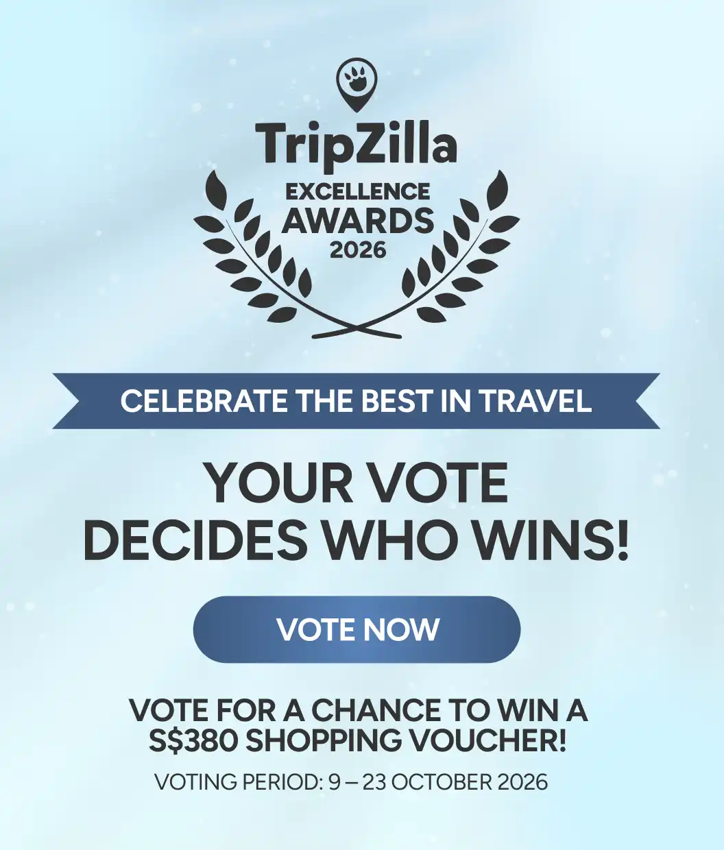 TripZilla Excellence Awards 2026 - Vote Page