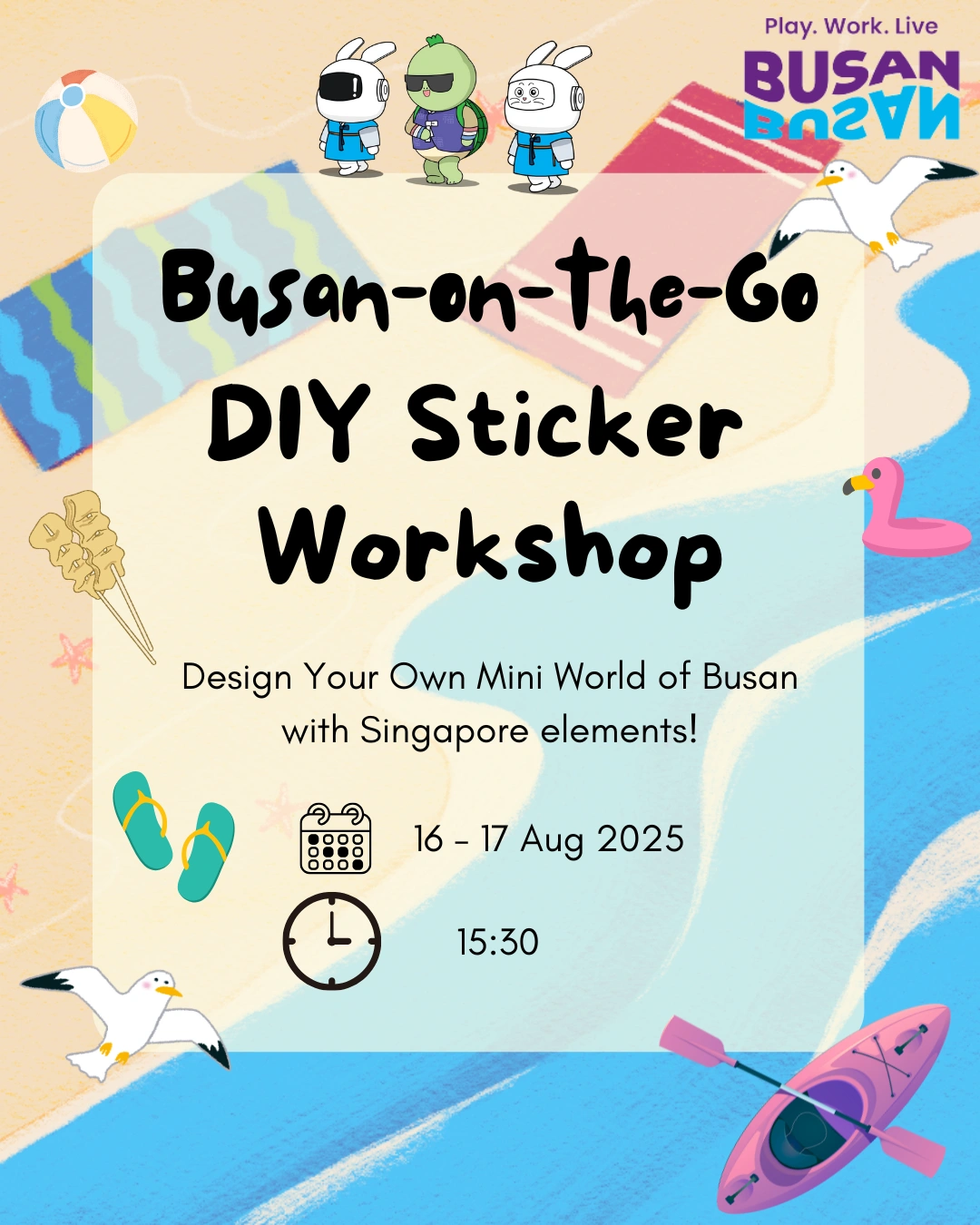 thumbnail image of Busan on-the-go DIY sticker workshop
