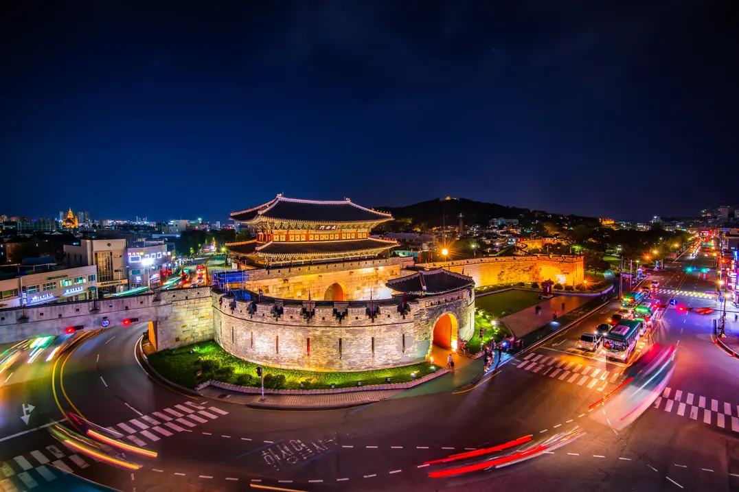 Janganmun Gate, Suwon Hwaseong Fortress, Suwon-si, Gyeonggi-do