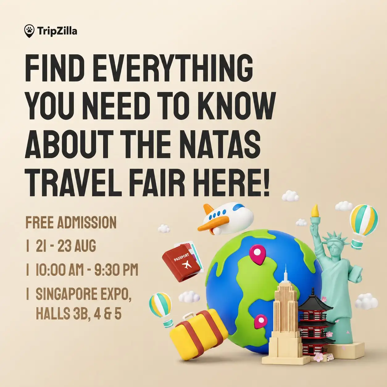 NATAS Travel Fair Aug 2026: The Best Asia Travel Deals!